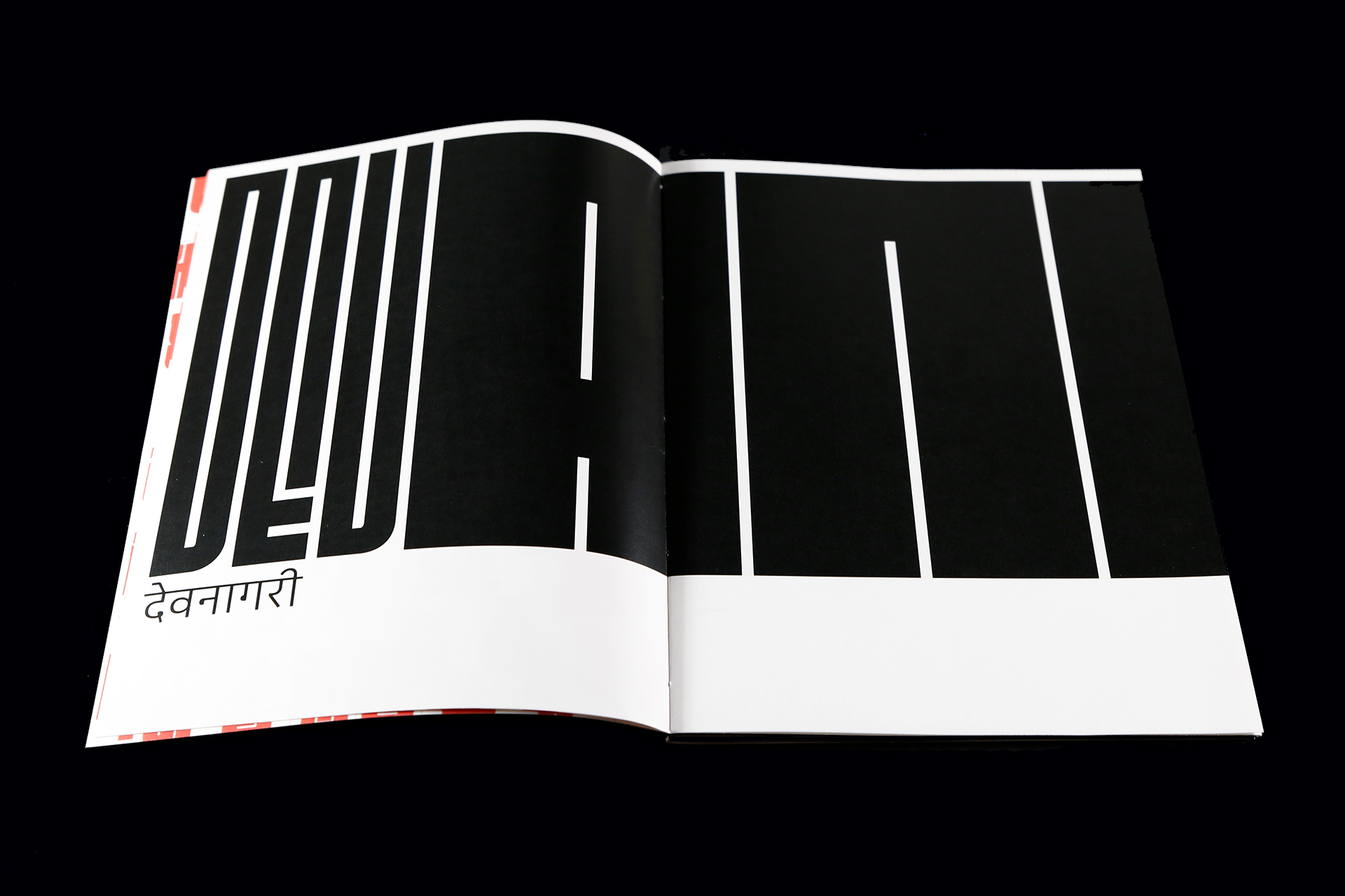 Devanagari title spread from the Fit Devanagari magazine.