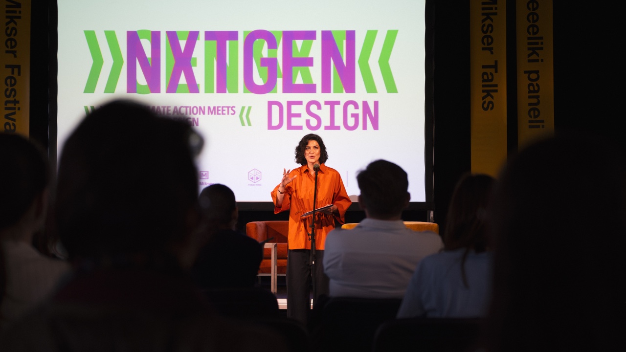 Talk on stage at Mikser Festival for Next Gen Design.