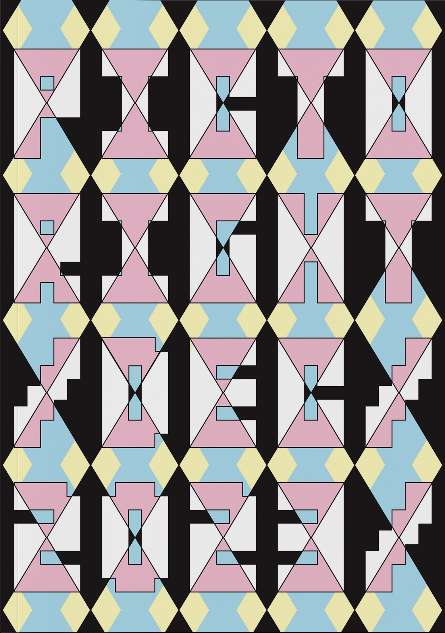 Cover pattern detail of the Pictoright magazine.